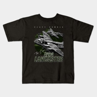 Avro Lancaster Vintage Aircraft Bomber Kids T-Shirt